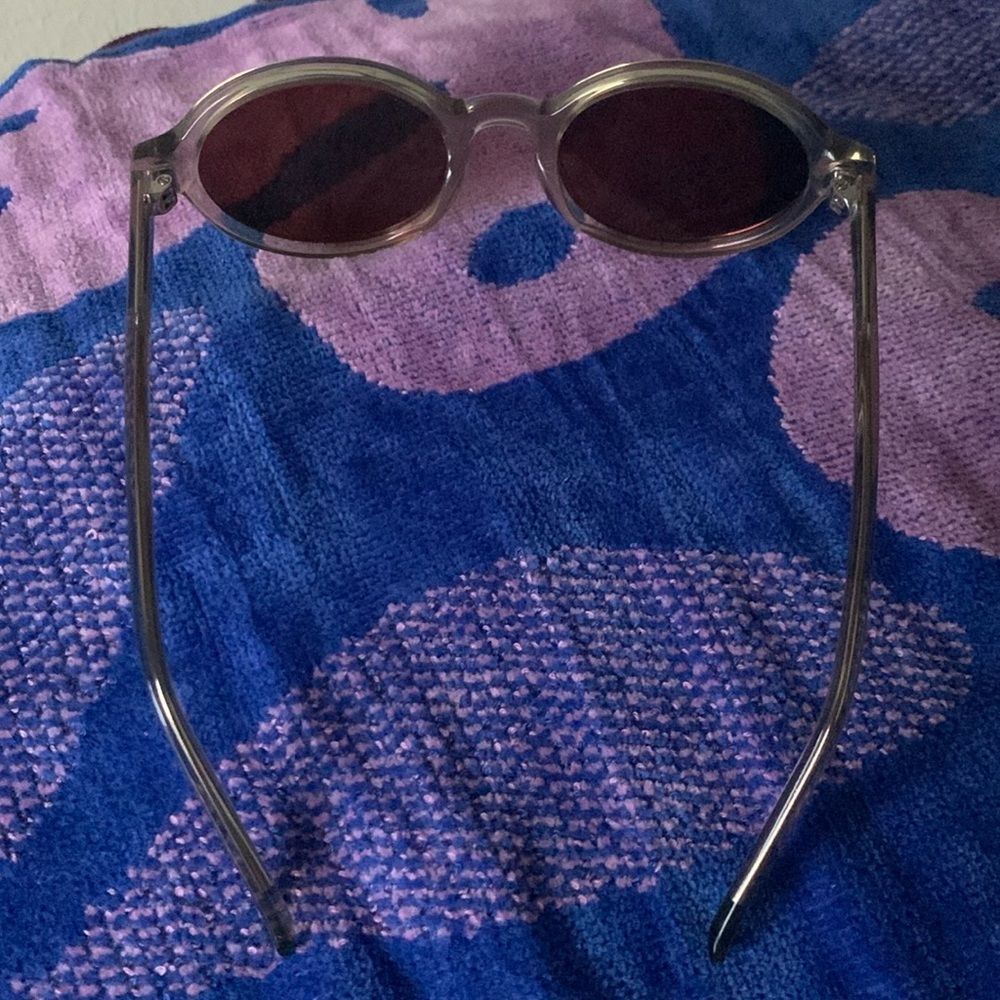 Madewell rose gold oval lenses sunglasses